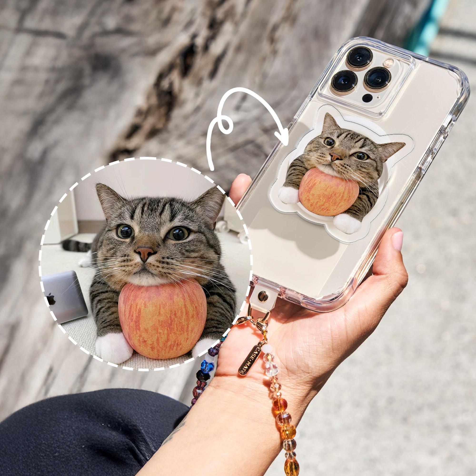 Custom Pet Photo Phone Grip Holder